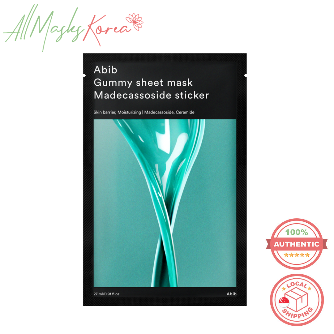 Abib Gummy sheet mask Madecassoside Sticker