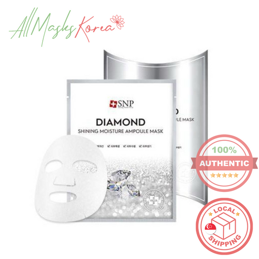 SNP Diamond Shining Moisture Ampoule Sheet Mask