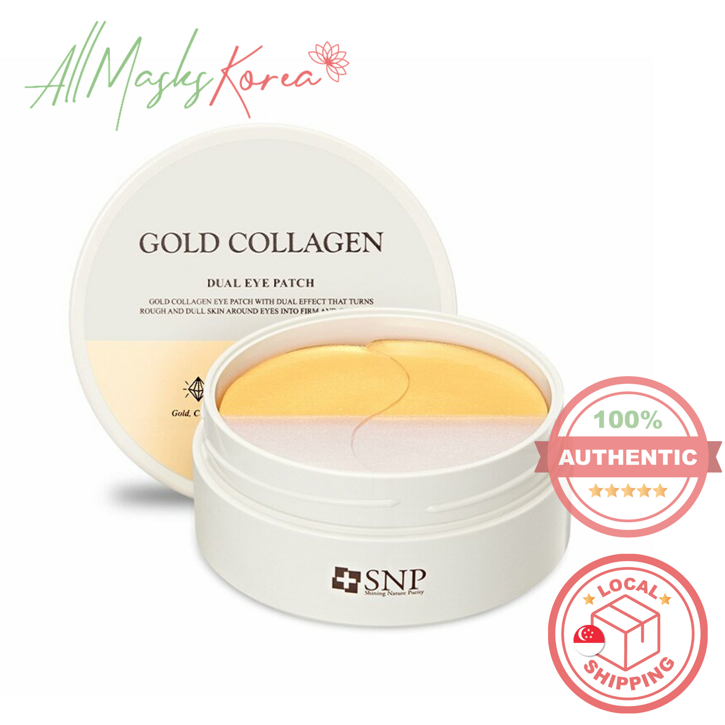 SNP Gold Collagen Dual Eye Patch