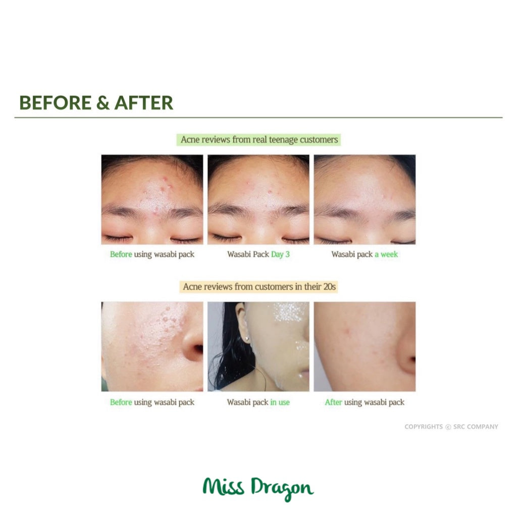 Miss Dragon Wasabi Green Facial Mask (Expiry 10/2024)