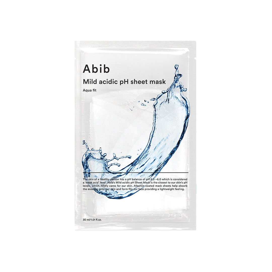 Abib Mild acidic pH sheet mask Aqua Fit