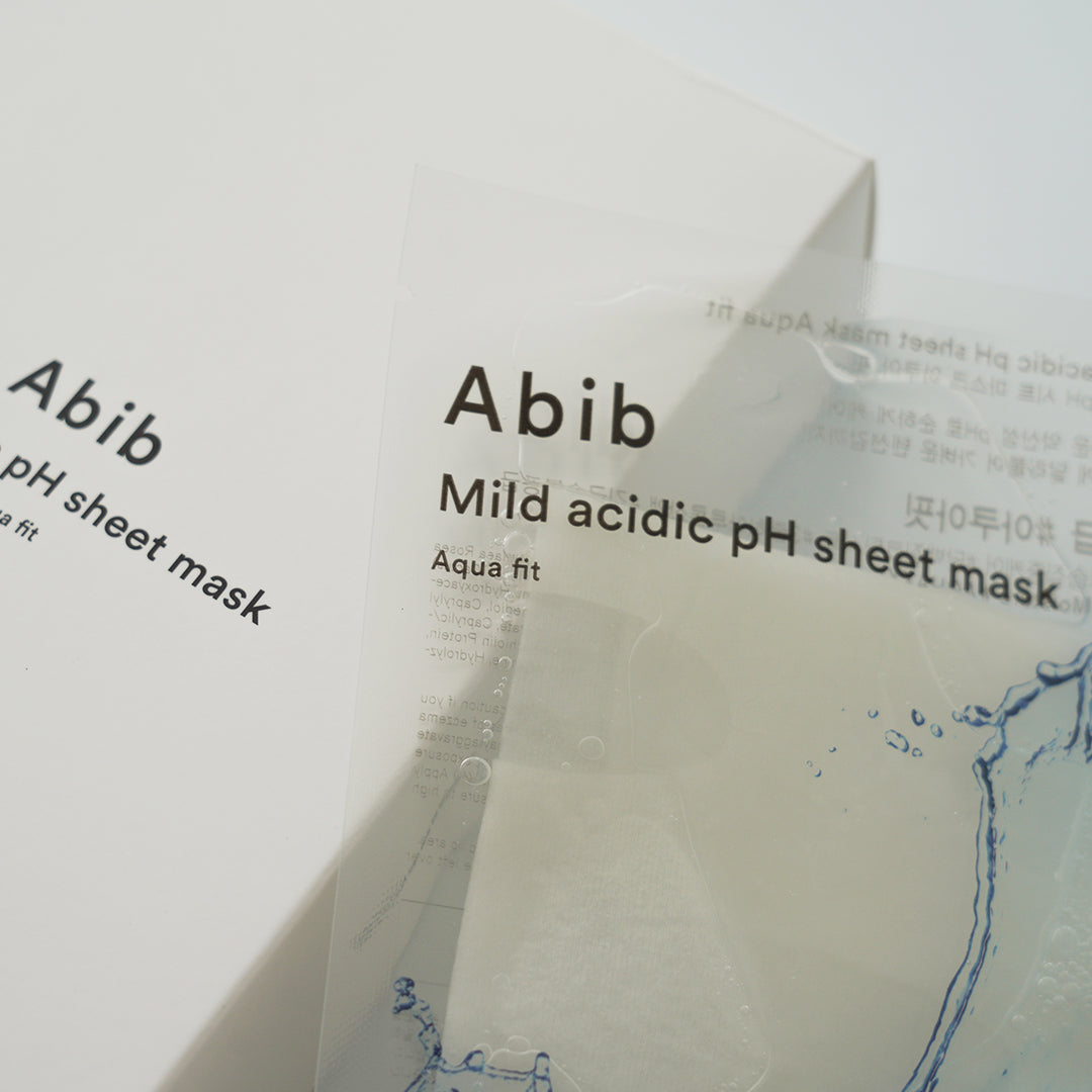 Abib Mild acidic pH sheet mask Aqua Fit