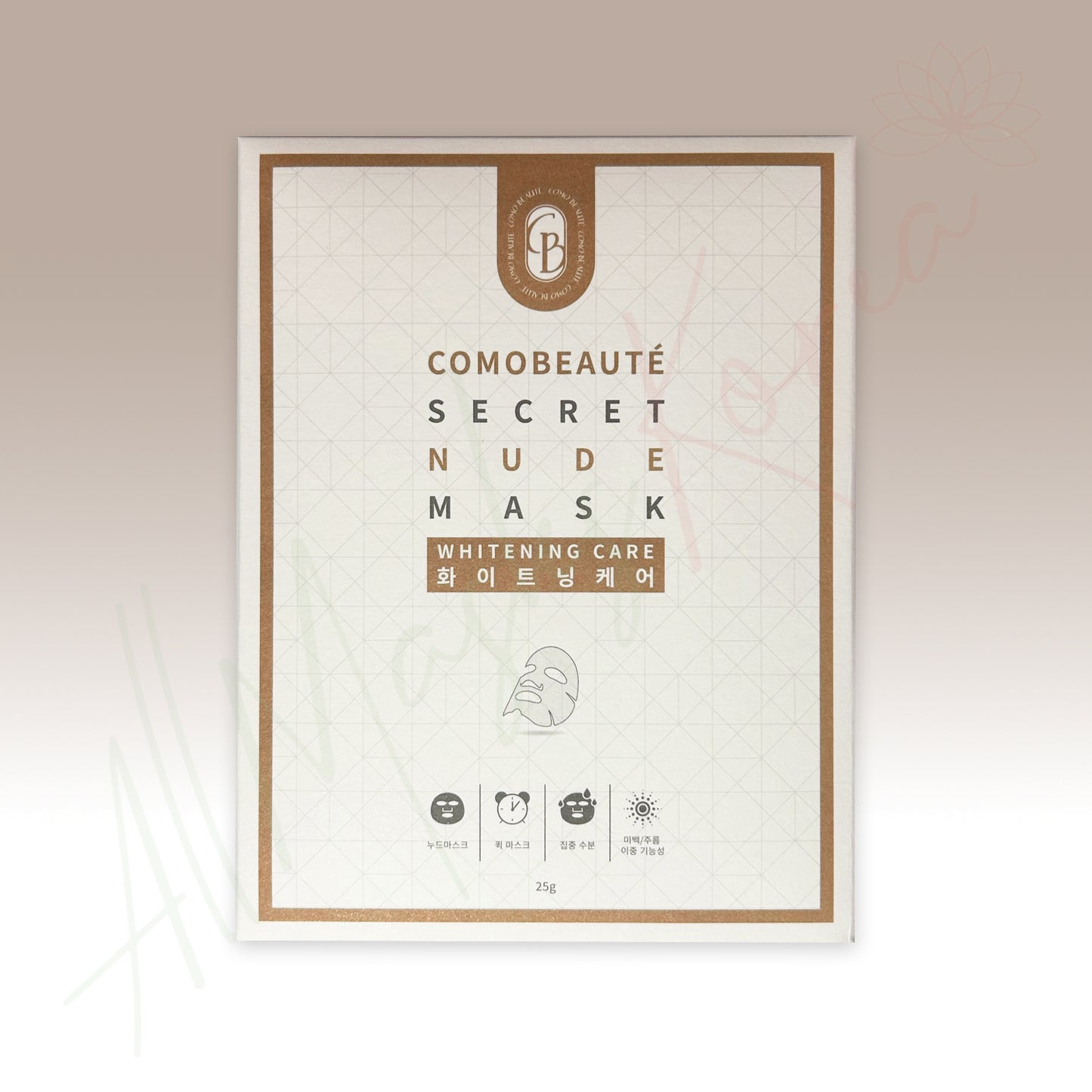 ComoBeaute Secret Nude Mask Intensive Whitening Care