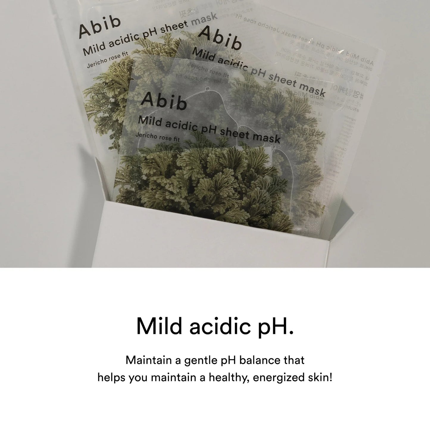 Abib Mild acidic pH sheet mask Jericho Rose Fit